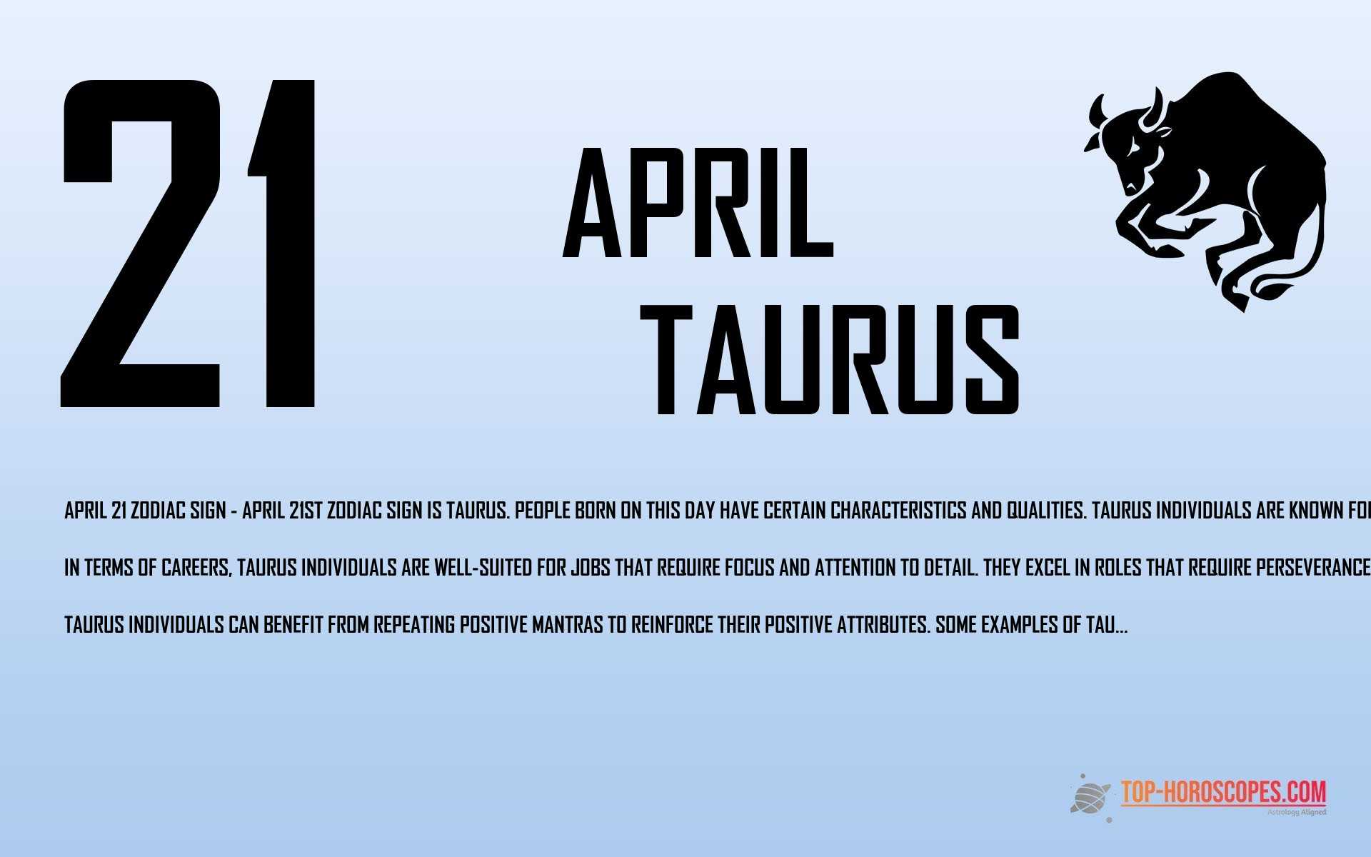 April 21 Zodiac Sign Taurus - Wise