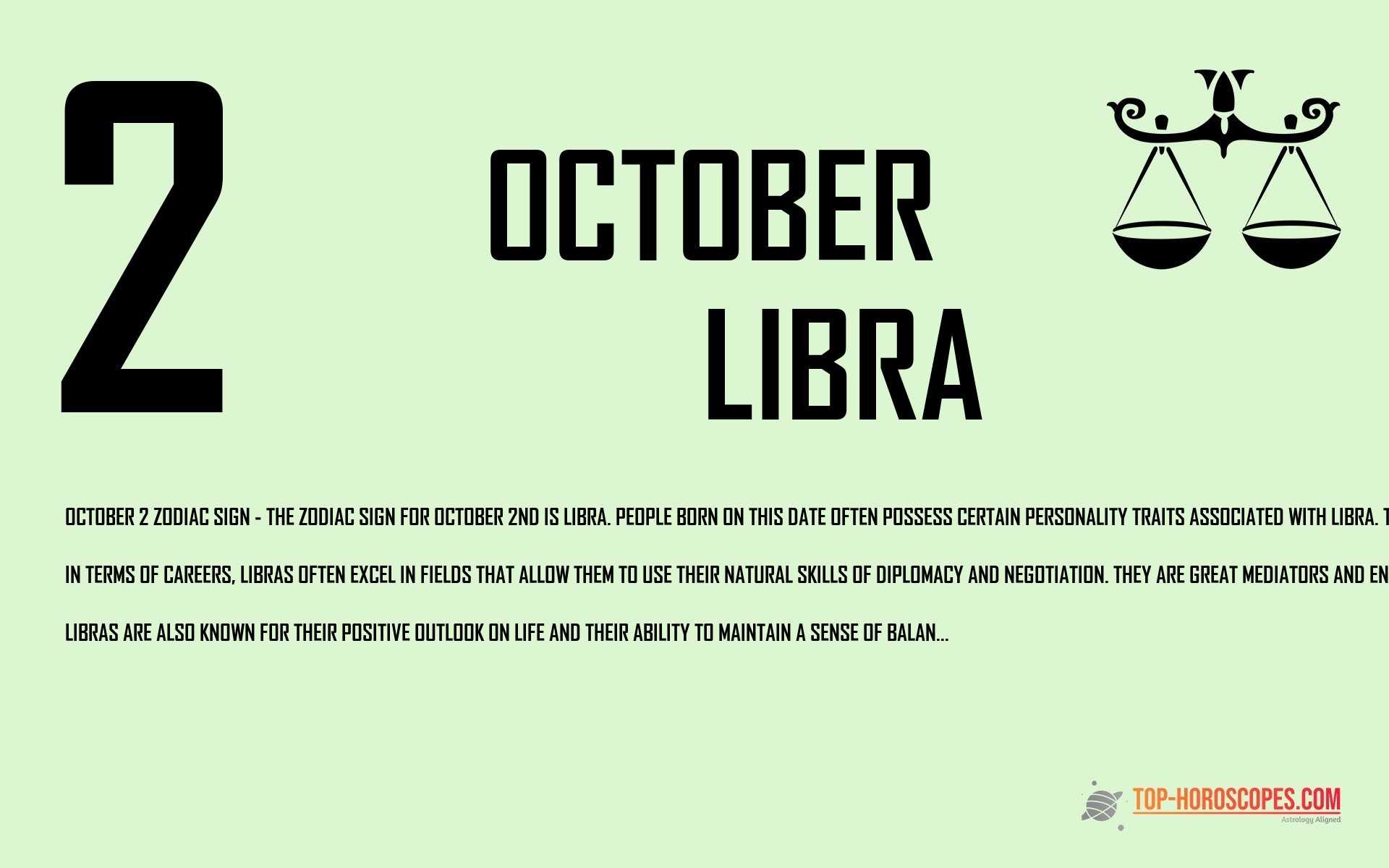 October 2 Zodiac Sign Libra - Appealing