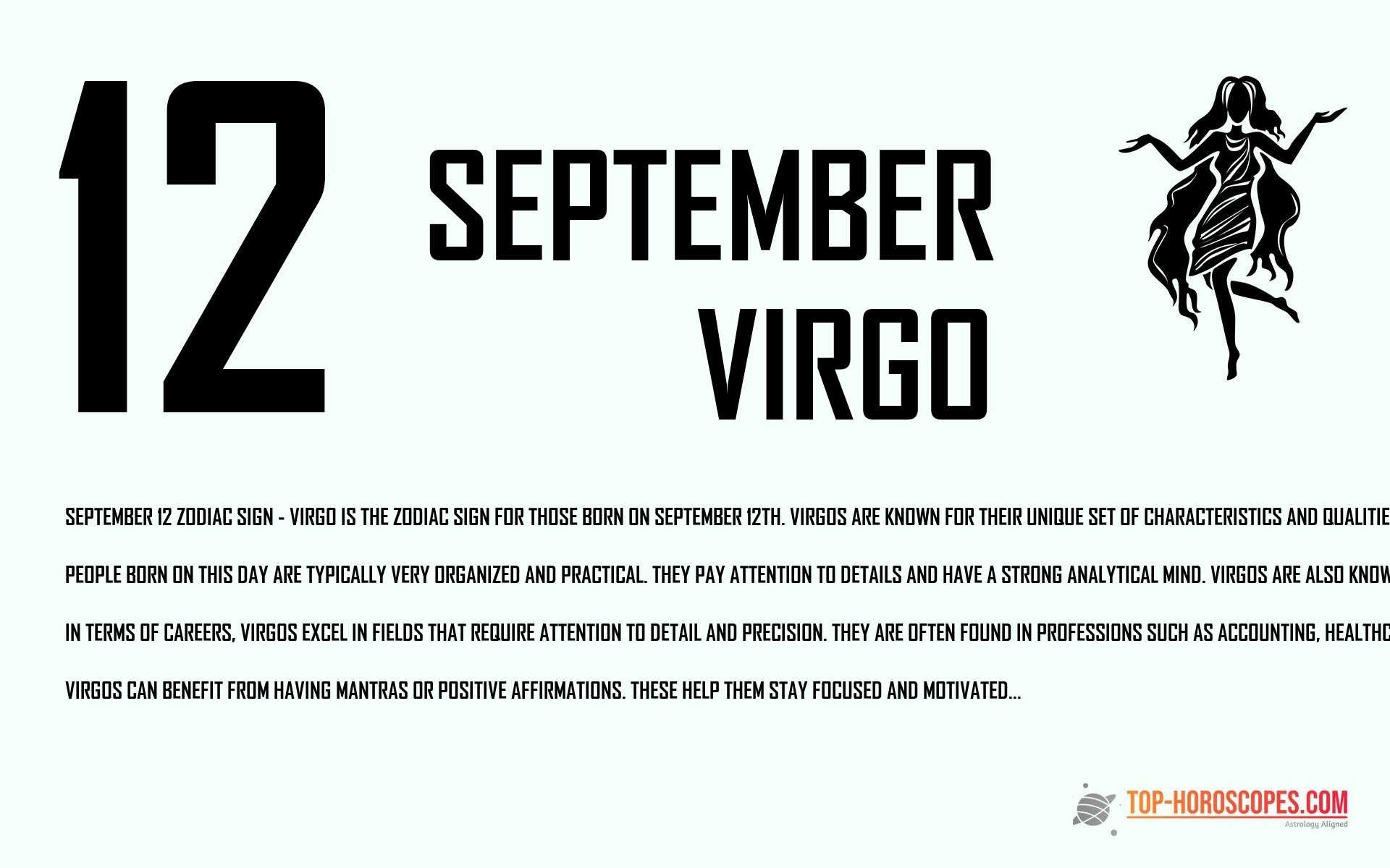 September 12 Zodiac Sign Virgo - Precise