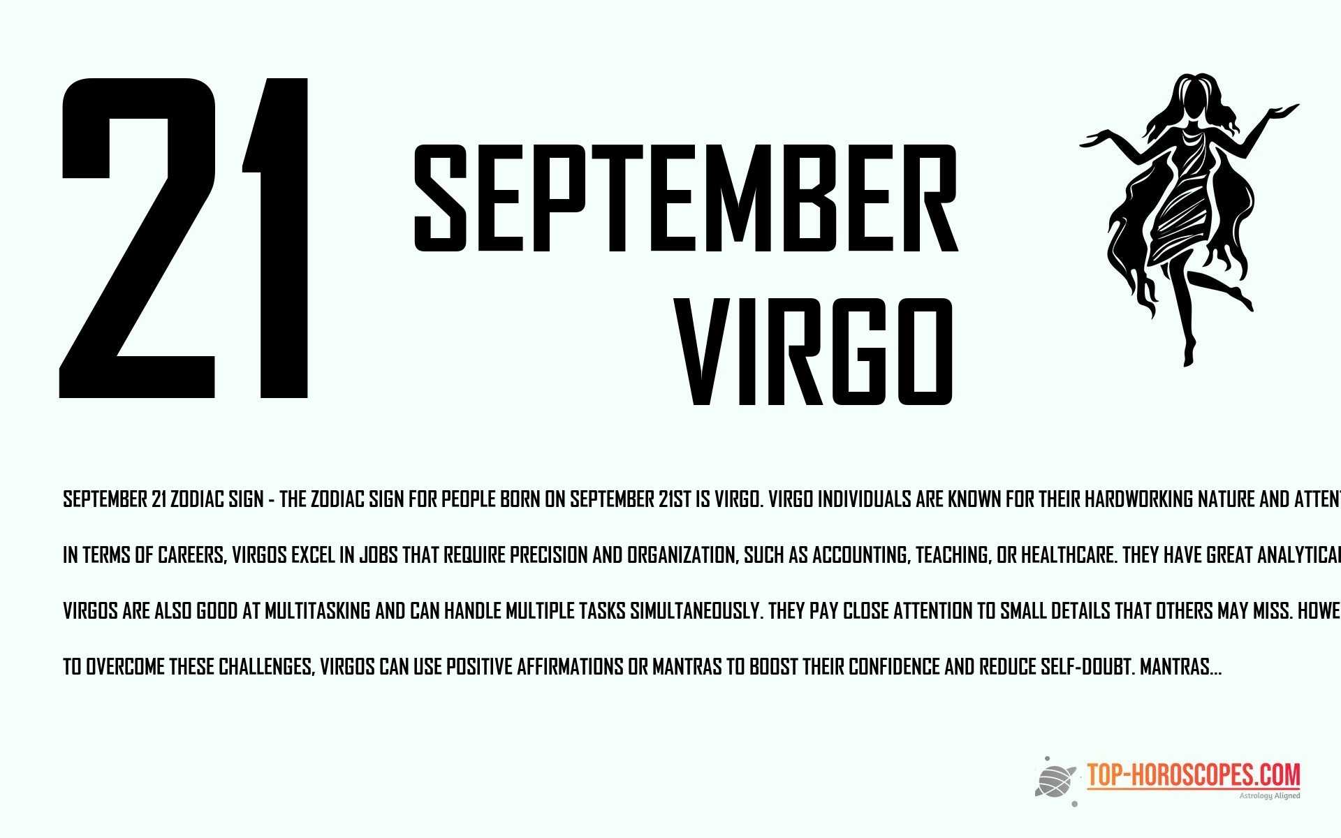 September 21 Zodiac Sign Virgo - Trendy