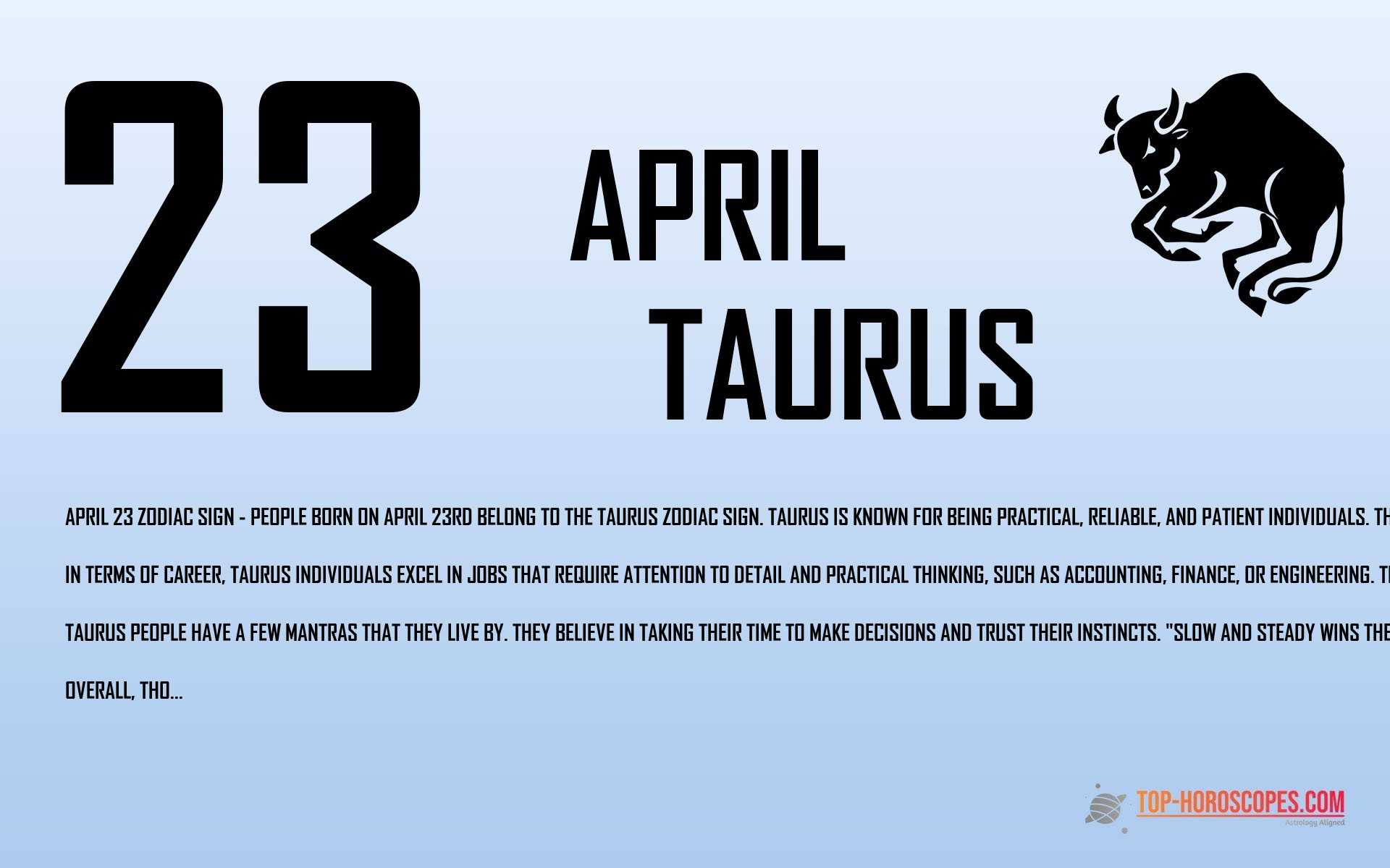 April 23 Zodiac Sign Taurus - Telepathic