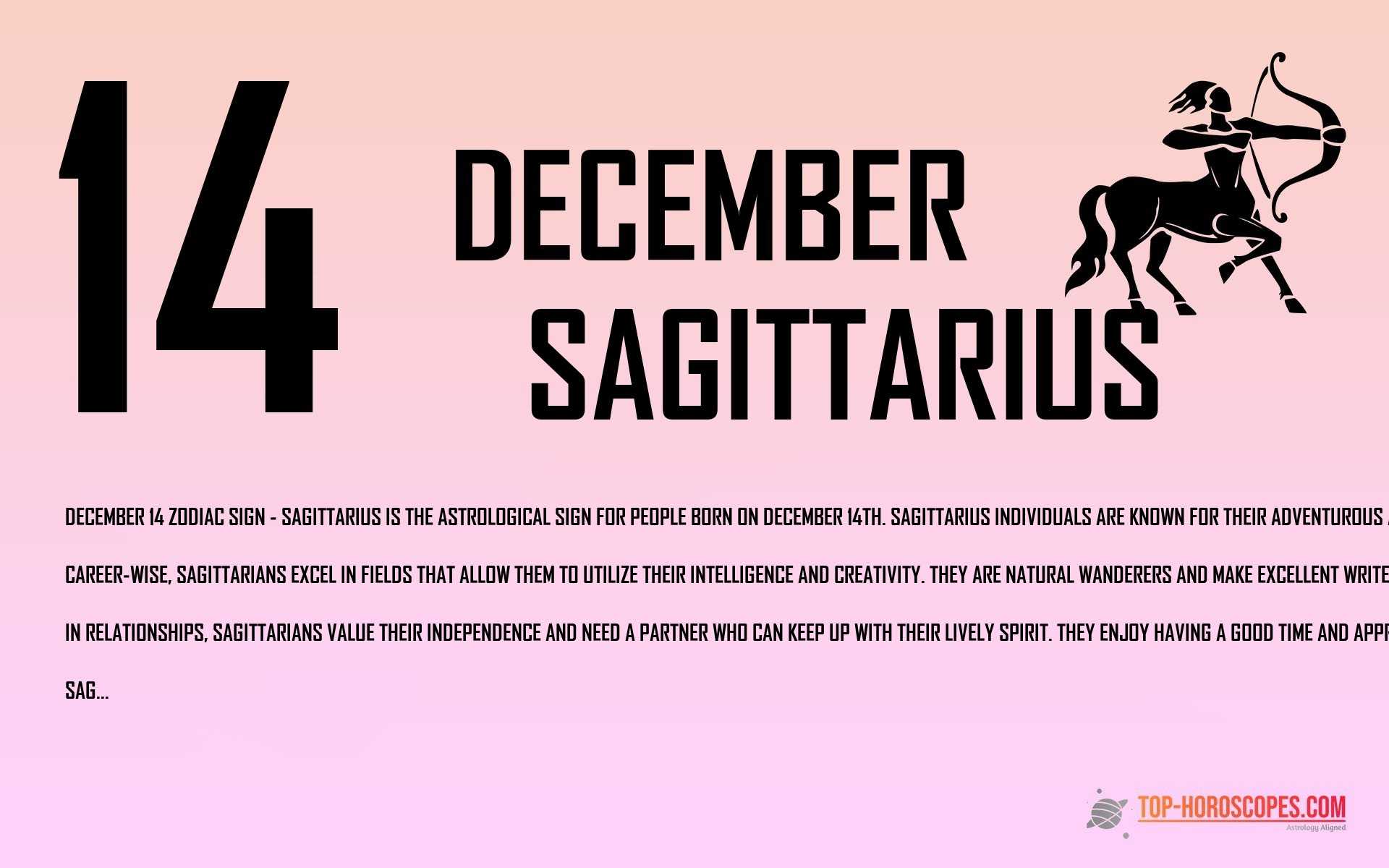 December 14 Zodiac Sign Sagittarius - Charismatic