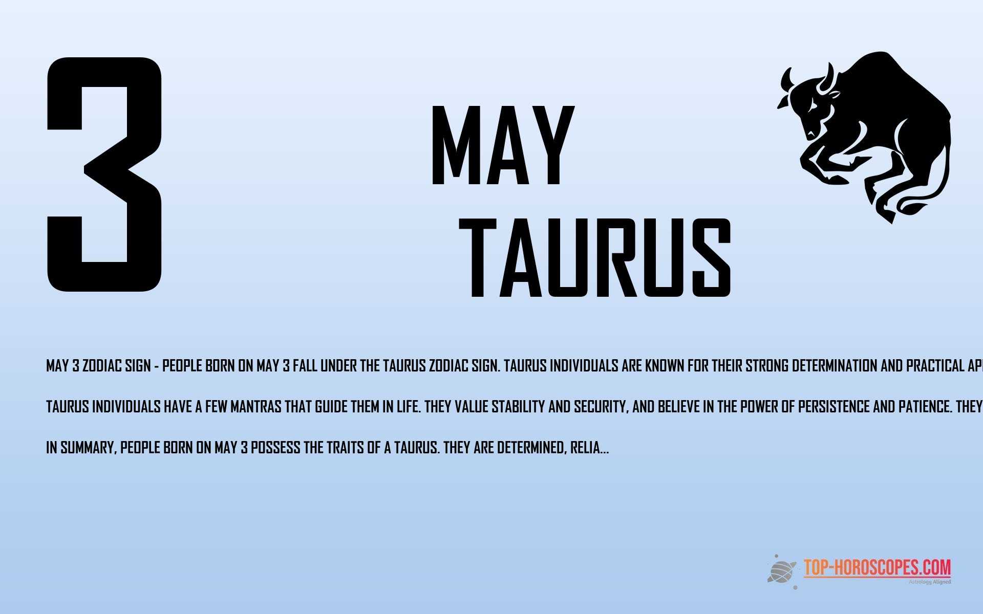 May 3 Zodiac Sign Taurus - Intelligent