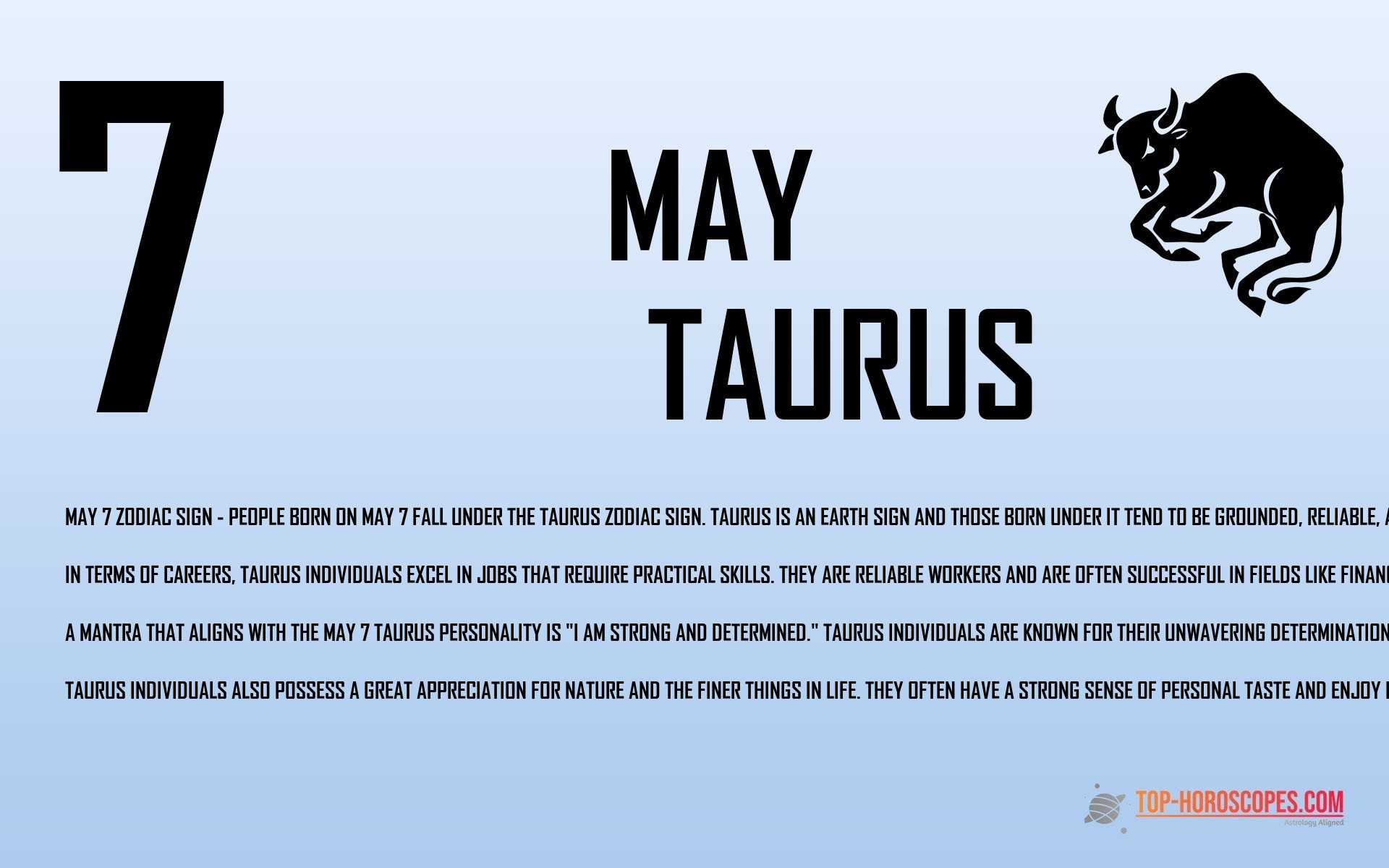 May 7 Zodiac Sign Taurus - Caring