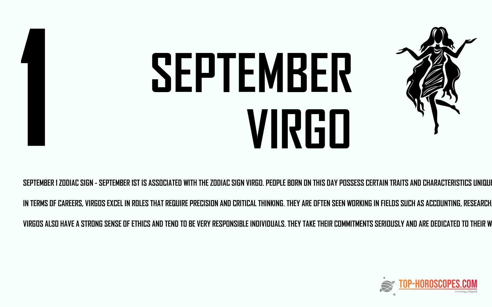 September 1 Zodiac Sign Virgo - Smart