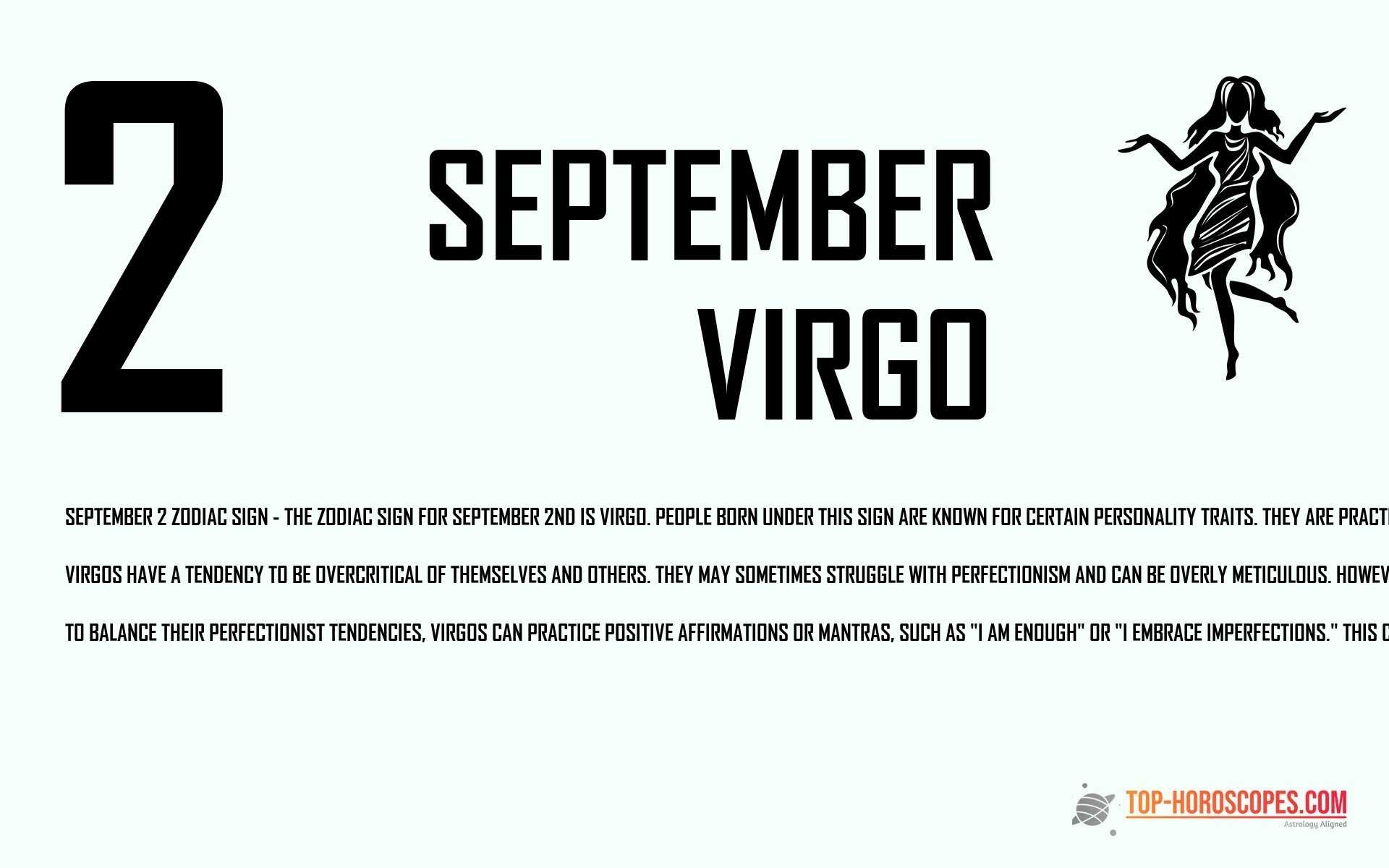 September 2 Zodiac Sign Virgo - Sympathetic